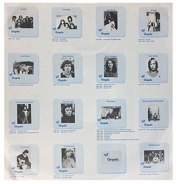 Chrysalis / Chrysalis Records and Tapes (1970s)