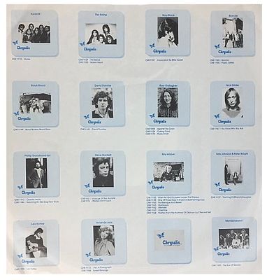Chrysalis / Chrysalis Records and Tapes (1970s)