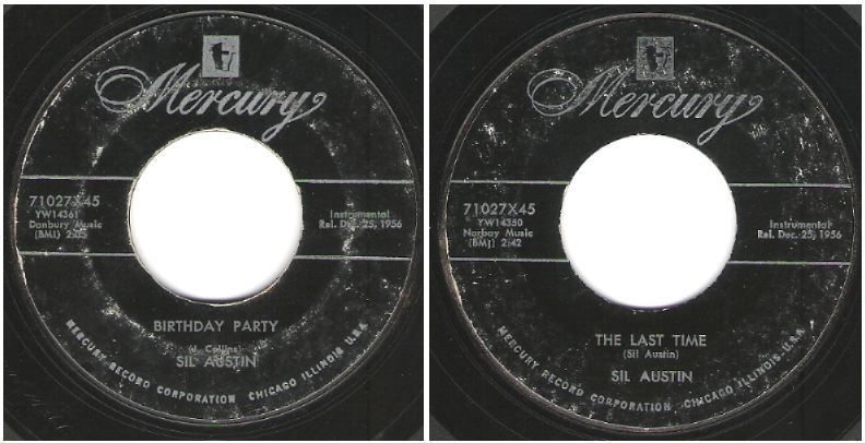 Austin, Sil / Birthday Party (1956) / Mercury 71027 (Single, 7" Vinyl)