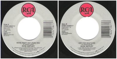 Astley, Rick / Move Right Out (Radio Mix) (1991) / RCA 07863 62067-7 (Single, 7&quot; Vinyl)