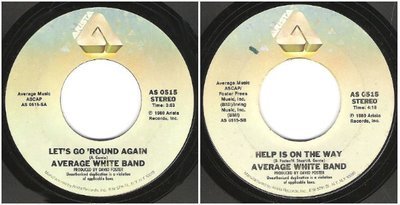 Average White Band / Let's Go 'Round Again (1980) / Arista AS-0515 (Single, 7" Vinyl)