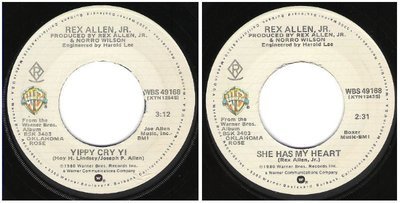 Allen, Rex (Jr.) / Yippy Cry Yi (1980) / Warner Bros. WBS 49168 (Single, 7" Vinyl)