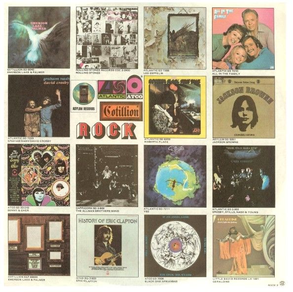 Atlantic / Asylum-Atlantic-Atco-Cotillion (1972) / ROCK 2