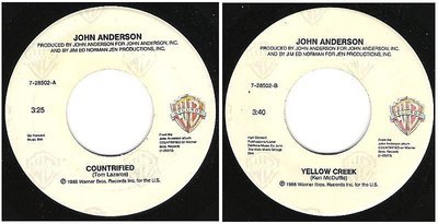 Anderson, John / Countrified (1986) / Warner Bros. 7-28502 (Single, 7&quot; Vinyl)