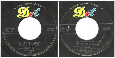 Boone, Pat / Beyond the Sunset (1959) / Dot 45-16006 (Single, 7&quot; Vinyl)