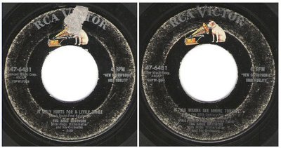 Ames Brothers, The / It Only Hurts for a Little While (1956) / RCA Victor 47-6481 (Single, 7&quot; Vinyl)