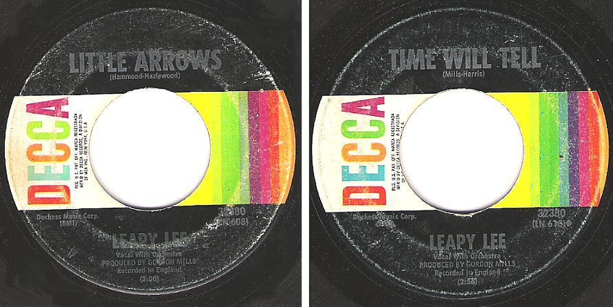 Leapy Lee / Little Arrows (1968) / Decca 32380 (Single, 7&quot; Vinyl)