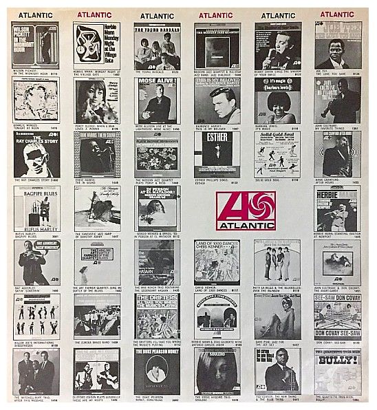 Atlantic / Albums Listed on Back (1967)