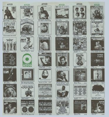 Atco / Albums Listed on Back (1966)