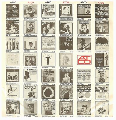Atco / Albums Listed on Back (1965)