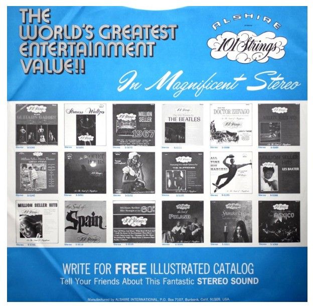 Alshire / The World&#39;s Greatest Entertainment Value!! (1973) / 101 Strings
