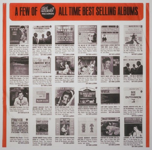 Dot / A Few of Dot Records All Time Best Selling Albums (1964)