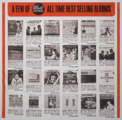 Dot / A Few of Dot Records All Time Best Selling Albums (1964)