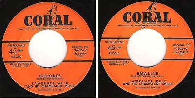 Welk, Lawrence / Dolores (1952) / Coral 9-60619 (Single, 7&quot; Vinyl)