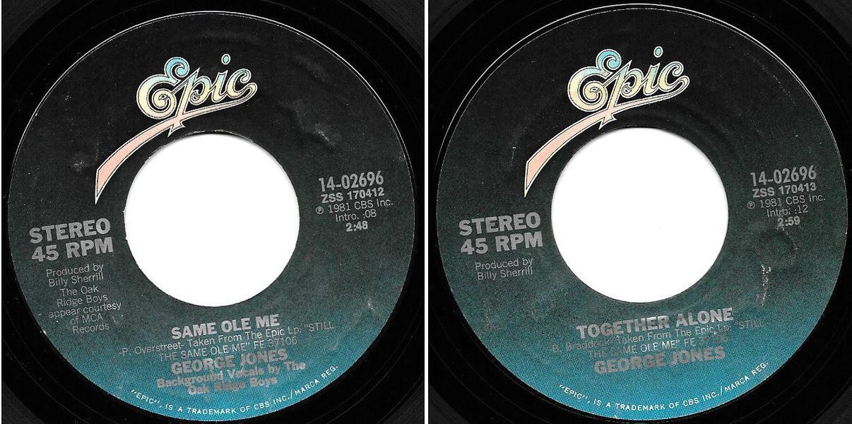 Jones, George / Same Ole Me (1981) / Epic 14-02696 (Single, 7&quot; Vinyl)