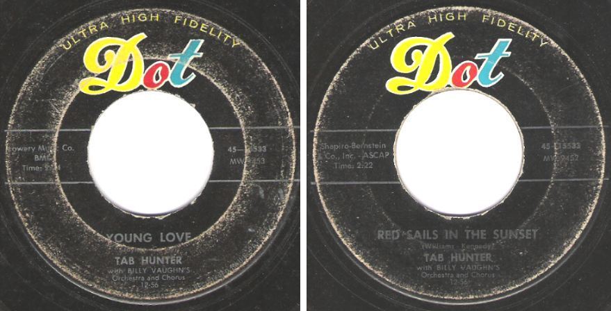 Hunter, Tab / Young Love (1956) / Dot 45-15533 (Single, 7&quot; Vinyl)