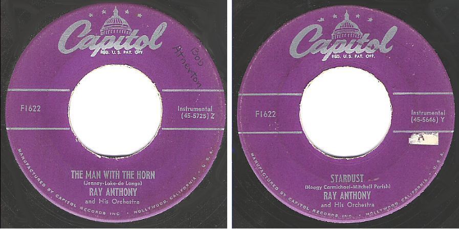 Anthony, Ray / The Man With the Horn (1951) / Capitol F-1622 (Single, 7" Vinyl)