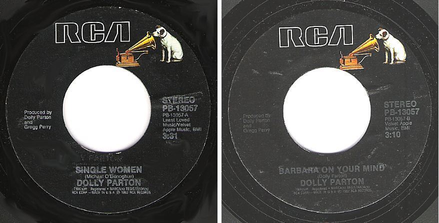 Parton, Dolly / Single Women (1982) / RCA PB-13057 (Single, 7&quot; Vinyl)