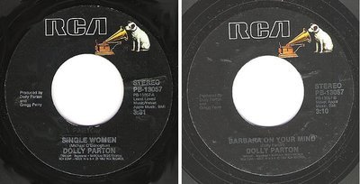 Parton, Dolly / Single Women (1982) / RCA PB-13057 (Single, 7&quot; Vinyl)
