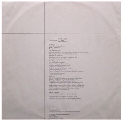 Benatar, Pat / Get Nervous (1982) / Chrysalis FV-41396