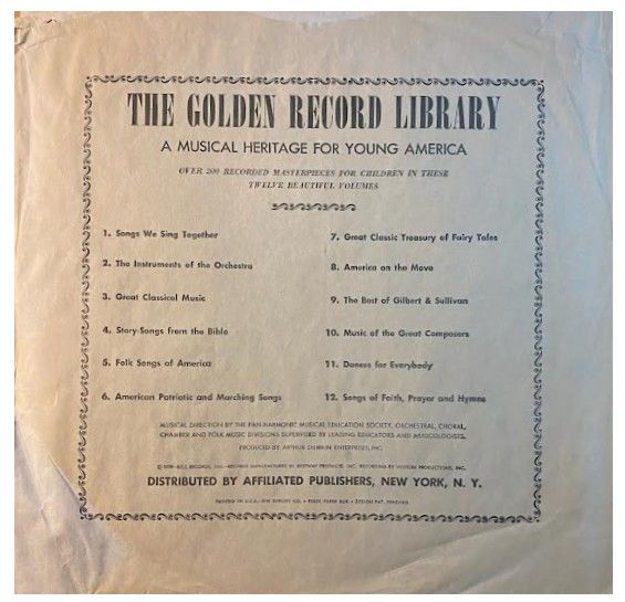 Uncredited Artists / The Golden Record Library (1959)