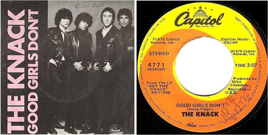 Knack, The / Good Girls Don&#39;t (1979) / Capitol 4771 (Single, 7&quot; Vinyl)