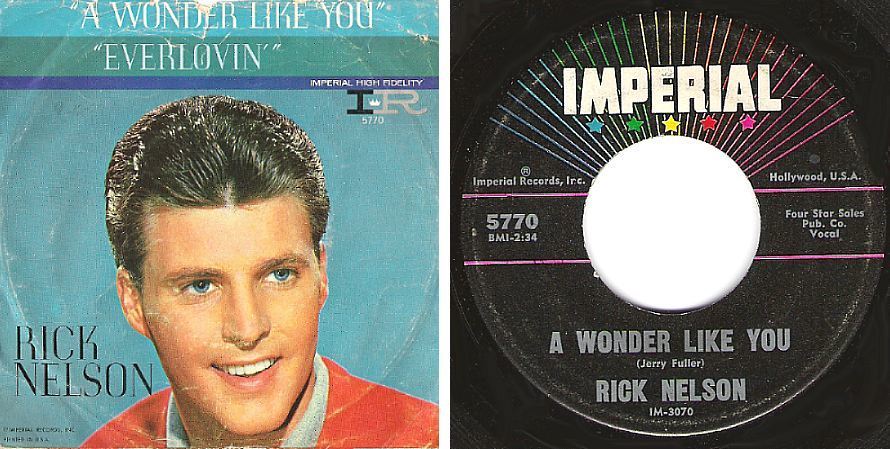 Nelson, Ricky / A Wonder Like You (1961) / Imperial 5770 (Single, 7" Vinyl)