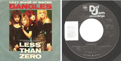 Bangles / Hazy Shade of Winter (1987) / Def Jam (Columbia) 38-07630 (Single, 7&quot; Vinyl)