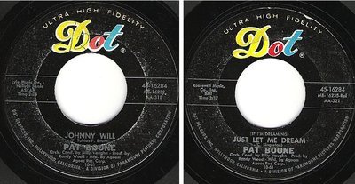 Boone, Pat / Johnny Will (1961) / Dot 45-16284 (Single, 7&quot; Vinyl)
