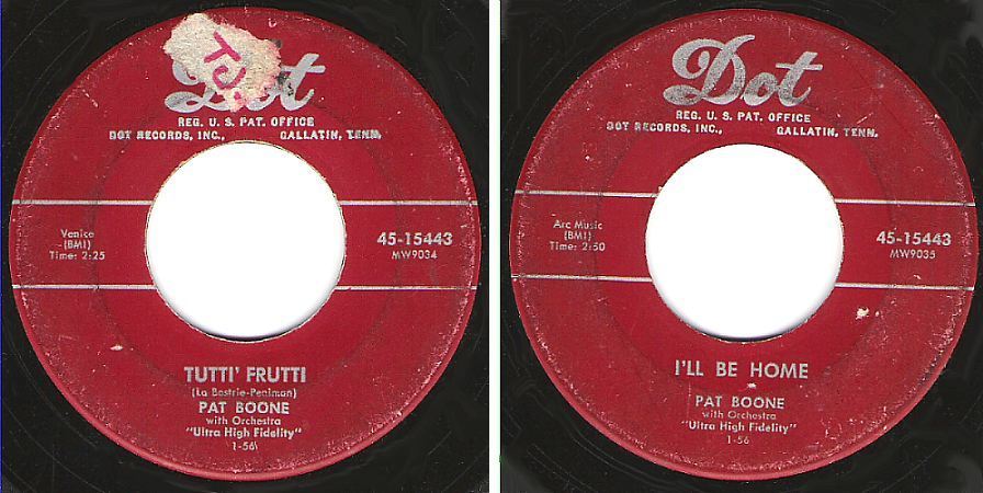 Boone, Pat / Tutti' Frutti (1956) / Dot 45-15443 (Single, 7" Vinyl)