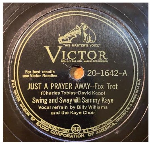 Kaye, Sammy / Just a Prayer Away / Victor 20-1642