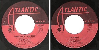 Rascals, The / People Got To Be Free (1968) / Atlantic 45-2537 (Single, 7&quot; Vinyl)