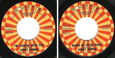 Bowen, Jimmy / I'm Stickin' With You (1963) / Roulette GG-14 (Single, 7" Vinyl)