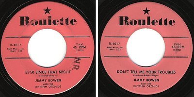 Bowen, Jimmy / Ever Since That Night (1957) / Roulette R-4017 (Single, 7" Vinyl)