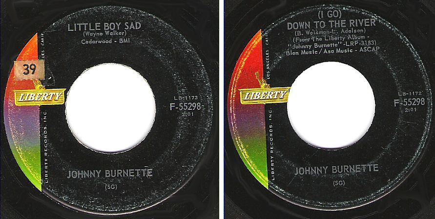 Burnette, Johnny / Little Boy Sad (1961) / Liberty F-55298 (Single, 7" Vinyl)