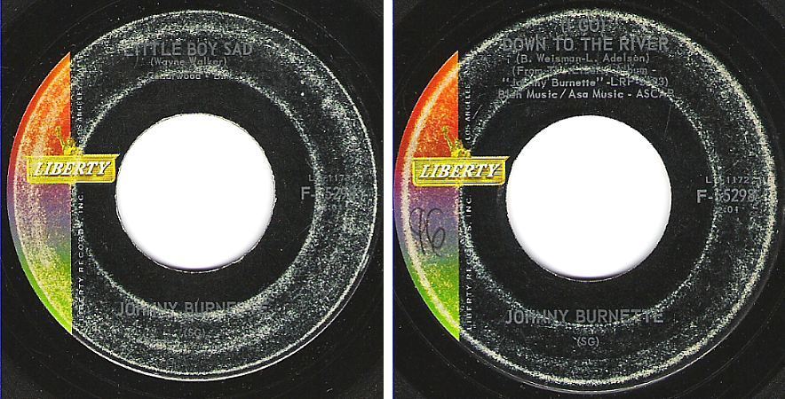 Burnette, Johnny / Little Boy Sad (1961) / Liberty F-55298 (Single, 7" Vinyl)
