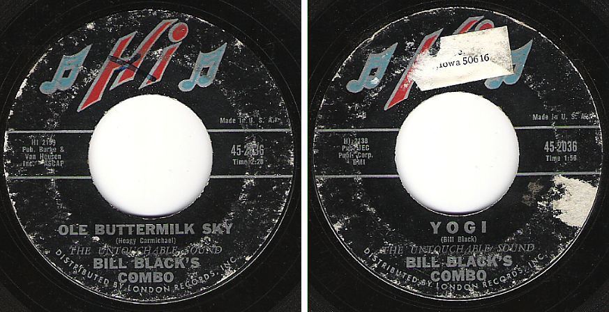 Black, Bill (Combo) / Ole Buttermilk Sky (1961) / Hi 45-2036 (Single, 7" Vinyl)