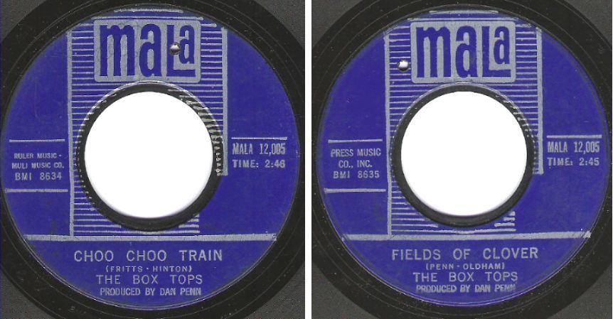 Box Tops, The / Choo Choo Train (1968) / Mala 12,005 (Single, 7" Vinyl)
