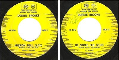 Brooks, Donnie / Mission Bell (1960) / Happy Tiger HTE-5001 (Single, 7" Vinyl)