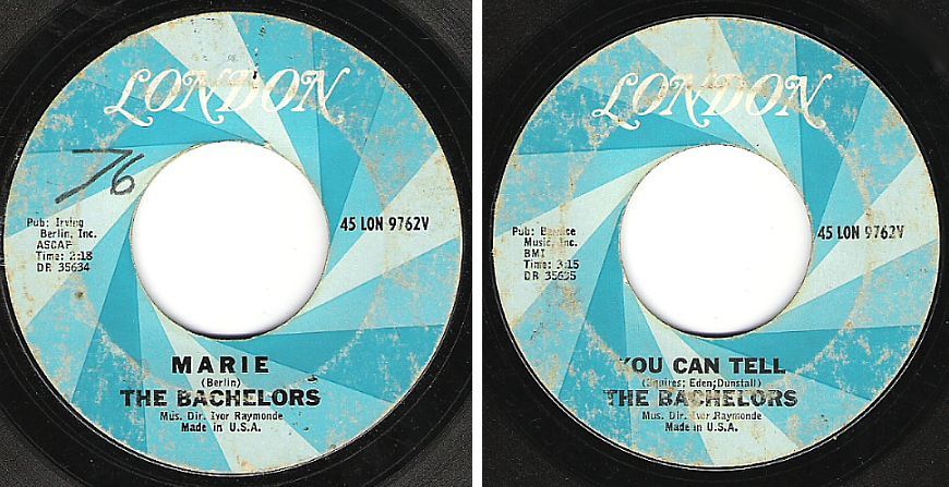 Bachelors, The / Marie (1965) / London 45-LON-9762V (Single, 7" Vinyl)