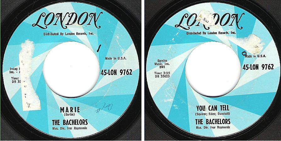 Bachelors, The / Marie (1965) / London 45-LON 9762 (Single, 7" Vinyl)