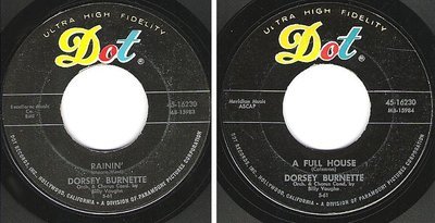 Burnette, Dorsey / Rainin' (1961) / Dot 45-16230 (Single, 7" Vinyl)