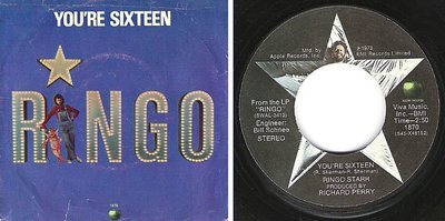 Starr, Ringo / You&#39;re Sixteen (1973) / Apple 1870 (Single, 7&quot; Vinyl)