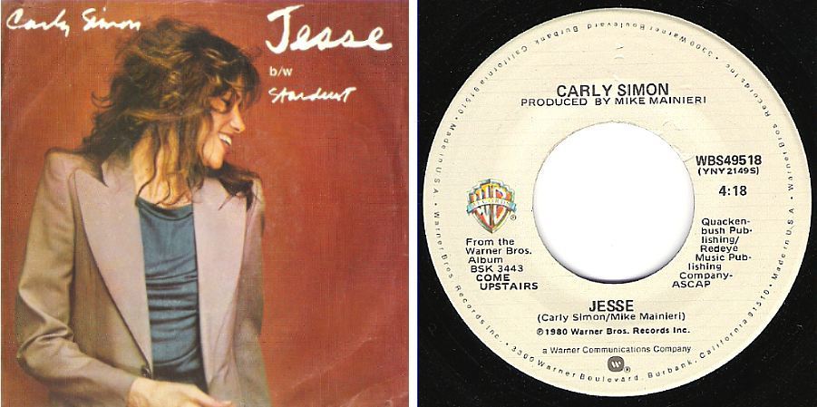 Simon, Carly / Jesse (1980) / Warner Bros. WBS-49518 (Single, 7&quot; Vinyl)