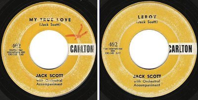 Scott, Jack / My True Love (1958) / Carlton 462 (Single, 7" Vinyl)