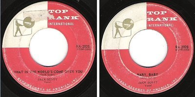 Scott, Jack / What In the World&#39;s Come Over You (1959) / Top Rank RA-2028 (Single, 7&quot; Vinyl)