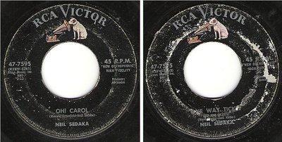 Sedaka, Neil / Oh! Carol (1959) / RCA Victor 47-7595 (Single, 7" Vinyl)
