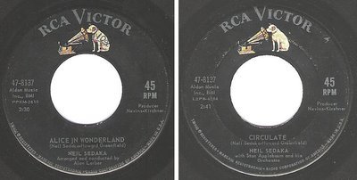 Sedaka, Neil / Alice In Wonderland (1963) / RCA Victor 47-8137 (Single, 7" Vinyl)