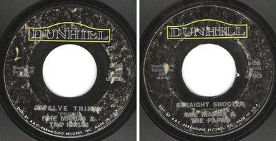 Mamas + Papas, The / Twelve Thirty (1967) / Dunhill D-4099 (Single, 7&quot; Vinyl)