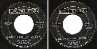 Mamas + Papas, The / Look Through My Window (1966) / Dunhill 45-D-4050 (Single, 7&quot; Vinyl)